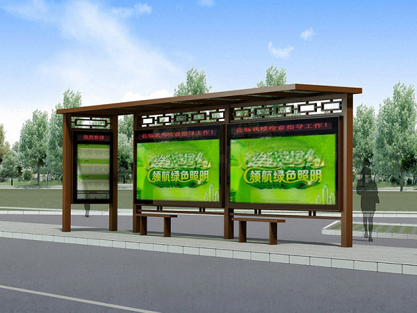 广州氟碳漆候车亭