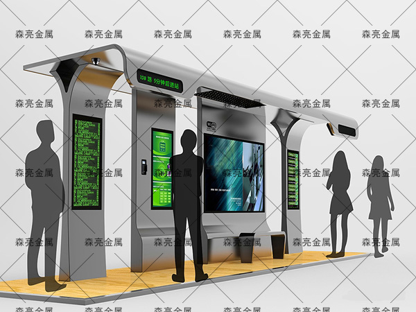 公交候车亭解决市民出行的切实所需